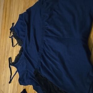 Shein blue pj shorts